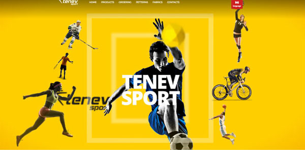 TENEV SPORT BULGARIA Изработка на сайт